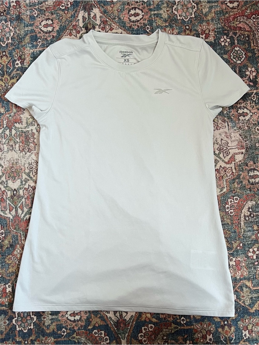 Reebok Women's Light Blue Short Sleeve Performance Tee